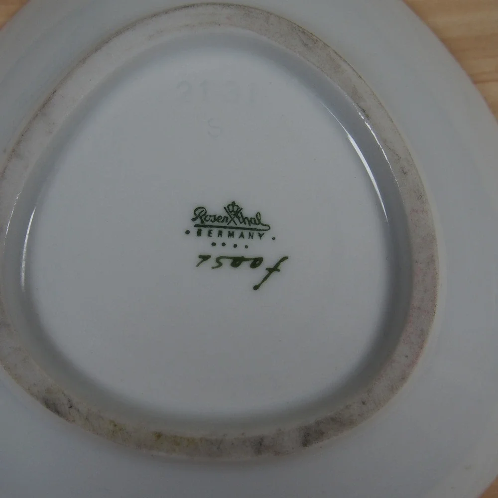 Rosenthal Raymond Peynet Les Amoureux Lovers 1960's 2 Vintage Trinket Dish Plate